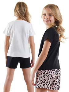 2 Pack Girl Pyjama Set Leopard - 2