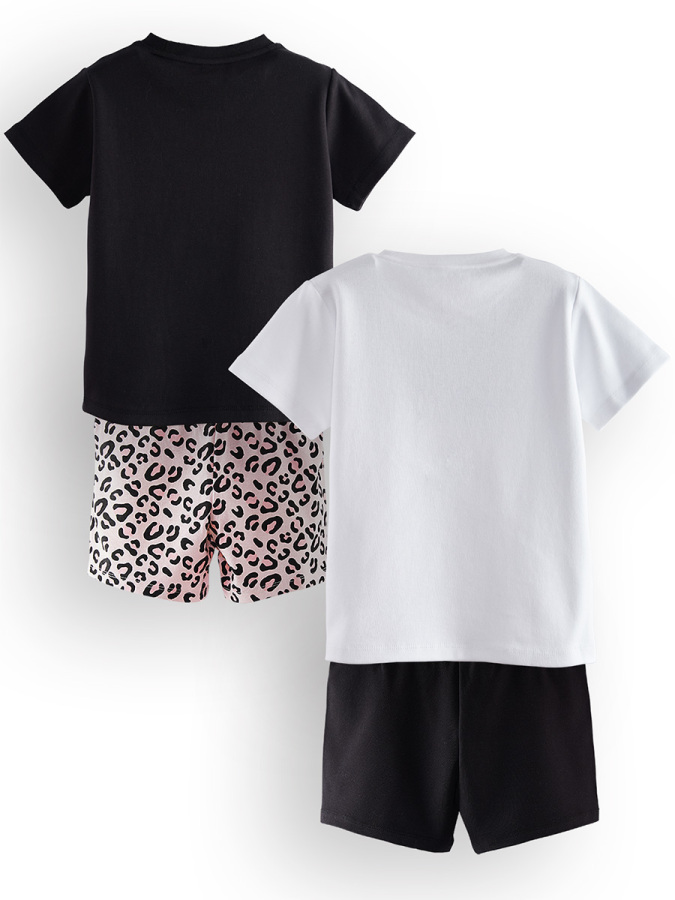 2 Pack Girl Pyjama Set Leopard - 4