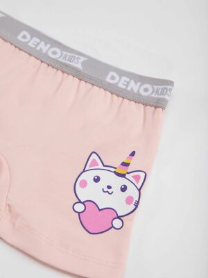 2 Pack Girls Pink&White Boxer Briefs - 3