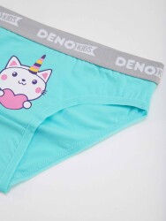 3 Pack Girls Pink&White&Mint Hipster Briefs - 2