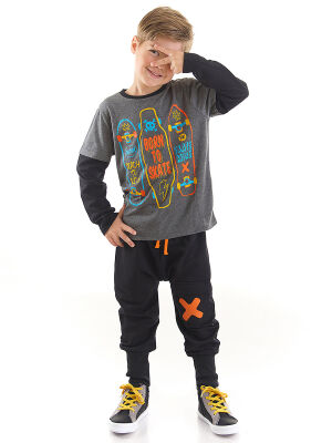 3 Skates Boy T-shirt&Pants Set - 1