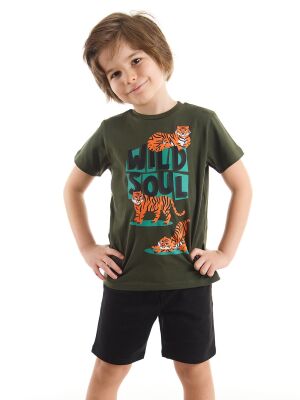 3 Tigers Boy T-shirt&Shorts Set - 1