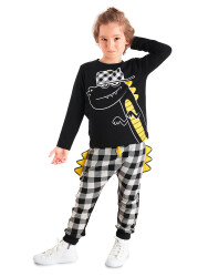 3D Dino Baggy Pants Boy Set - 1