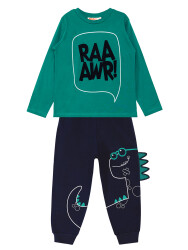 3D Dino Spike Boy Pants Set - 3