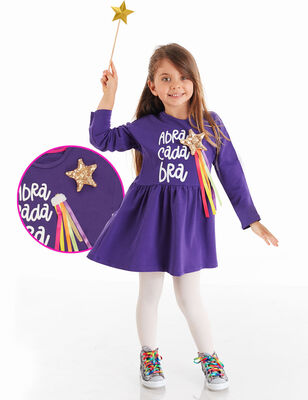 Abracadabra Purple Girl Dress - 1