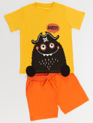 Ahoy Monster Boy T-shirt&Shorts Set - 3