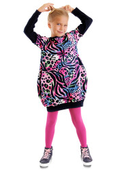 Allover Leopard Girl Dress - 1