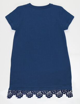 Anchor Navy Blue Girl Dress - 4