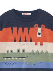 Animals Boy Knitted Jumper - 5