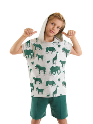 Animals Boy T-shirt&Shorts Set