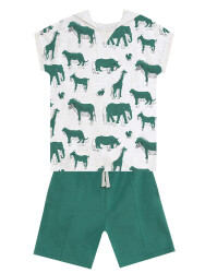 Animals Boy T-shirt&Shorts Set - 3