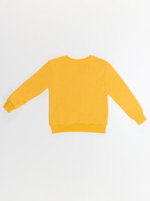 Arı Kız Çocuk Sarı Sweatshirt - 4