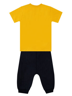 Arslan Erkek Çocuk T-shirt Kapri Şort Takım