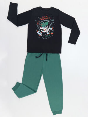 Astronaut Croco Boy T-shirt&Pants Set - 3