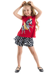 Ballet Zebra Girl Top&Shorts Set - 1