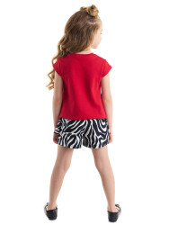 Ballet Zebra Girl Top&Shorts Set - 2