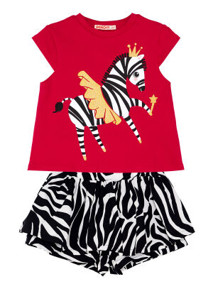 Ballet Zebra Girl Top&Shorts Set - 3