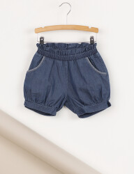 Balloon Girl Denim Shorts - 3