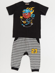 Basketball Boy T-shirt&Harem Pants Set - 3