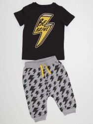 Be Brave Boy T-shirt&Harem Pants Set - 3