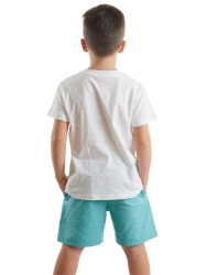 Beach Croco Boy T-shirt&Twill Shorts Set - 2