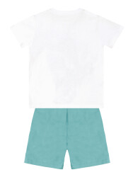 Beach Croco Boy T-shirt&Twill Shorts Set - 4