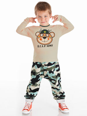 Bear Army Camo Boy Pants Set - 1