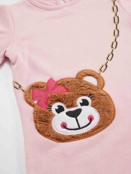 Bear Bag Girl Pink Dress - 5