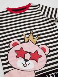 Bear Star Girl T-shirt&Leggings Set - Thumbnail