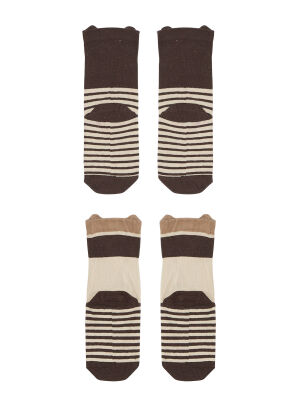 Bear&Raccoon Boy Cotton Rich Socks Set - 4