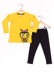 Bee Yellow Girl Tunic&Leggings Set - 3