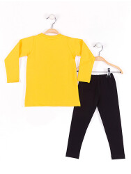 Bee Yellow Girl Tunic&Leggings Set - 4