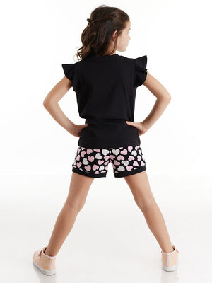 Berry Cute Girl T-shirt&Shorts Set