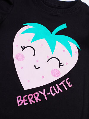 Berry Cute Girl T-shirt&Shorts Set