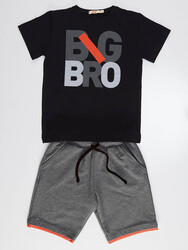 Big Bro Erkek Çocuk T-shirt Şort Takım - Thumbnail