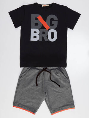 Big Bro Erkek Çocuk T-shirt Şort Takım