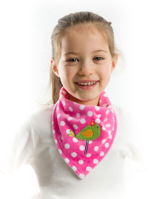 Birdy Neck Scarf with Pacifier Holder - 1