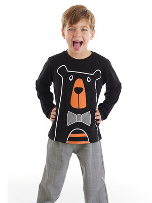 Black Bear Boy T-shirt&Pants Set