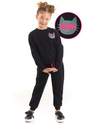 Black Cat Girl Tracksuit - 1