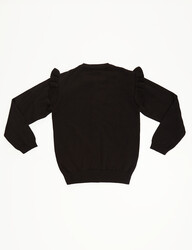 Black Girl Knitted Cardigan - 4