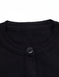 Black Girl Knitted Cardigan - 5