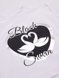 Black Swan Kız T-Shirt Şort Takım - 5