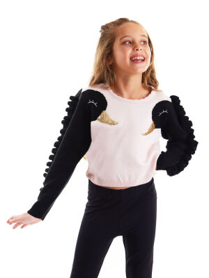 Black Swans Girl Knit Pullover - 1