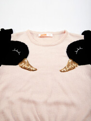 Black Swans Girl Knit Pullover - Thumbnail