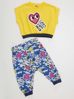 Blink Girl T-shirt&Harem Pants Set