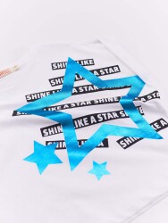 Blue Star Girl T-shirt&Shorts Set - 5