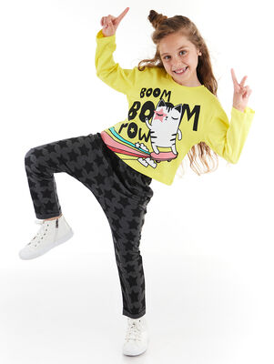 Boom Boom Girl T-shirt&Pants Set