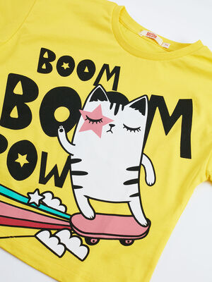 Boom Boom Girl T-shirt&Pants Set