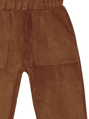 Boy Velvet Mustard Pants - 5