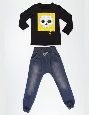 Bricks Boy Jeans Set - 3